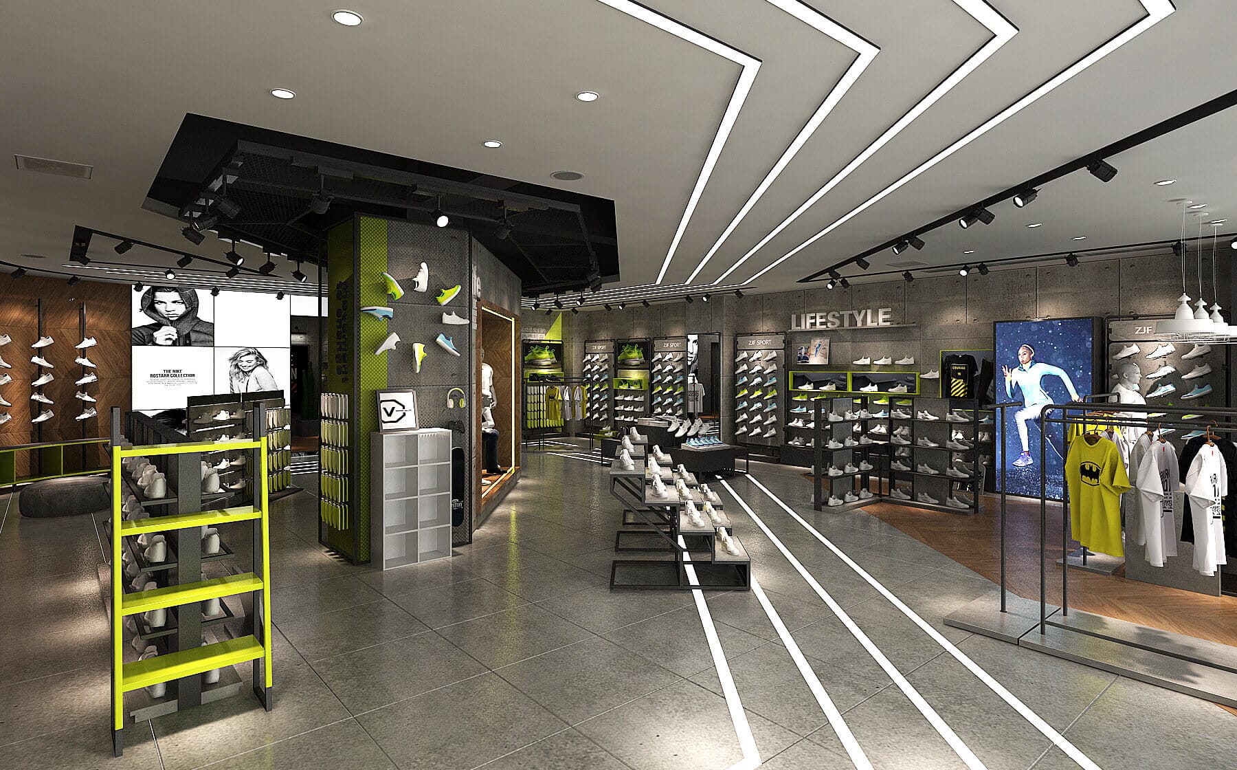 3D-Sports-Clothing-Store-Design