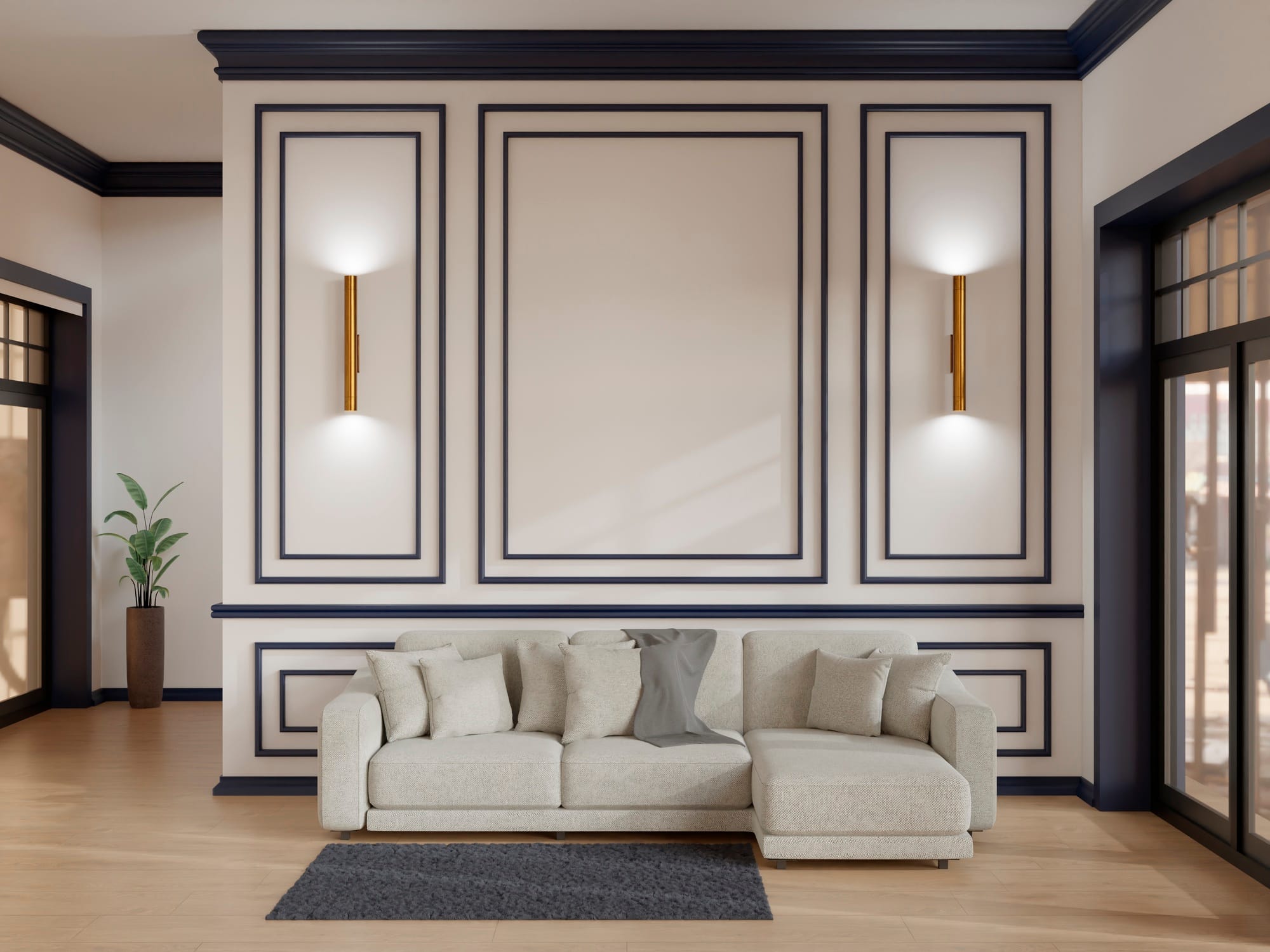 Interior design meets technology with smart lighting-2025-interior-design-trends-by-mbm-interior-design